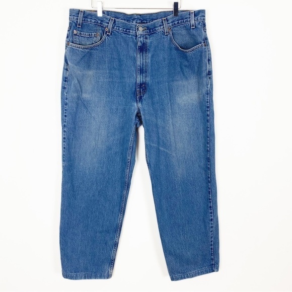 VINTAGE LEVI’S 550 90s Y2K Relaxed Fit Denim Jeans Size 42 Relaxed Fit Retro - Picture 5 of 10